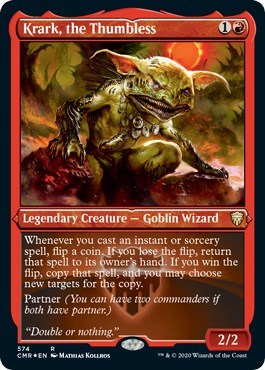 Krark, the Thumbless (Foil Etched) [Commander Legends] | Good Games North