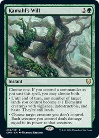 Kamahl's Will [Commander Legends] | Good Games North