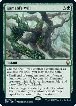 Kamahl's Will [Commander Legends] | Good Games North