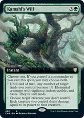 Kamahl's Will (Extended Art) [Commander Legends] | Good Games North