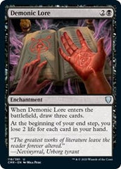 Demonic Lore [Commander Legends] | Good Games North