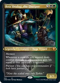Ikra Shidiqi, the Usurper (Foil Etched) [Commander Legends] | Good Games North