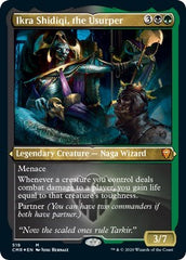 Ikra Shidiqi, the Usurper (Foil Etched) [Commander Legends] | Good Games North