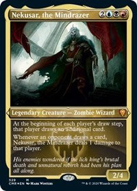 Nekusar, the Mindrazer (Foil Etched) [Commander Legends] | Good Games North