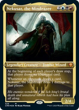 Nekusar, the Mindrazer (Foil Etched) [Commander Legends] | Good Games North