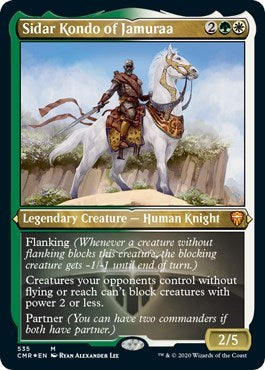 Sidar Kondo of Jamuraa (Foil Etched) [Commander Legends] | Good Games North