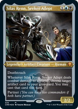 Silas Renn, Seeker Adept (Foil Etched) [Commander Legends] | Good Games North