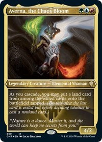 Averna, the Chaos Bloom (Foil Etched) [Commander Legends] | Good Games North