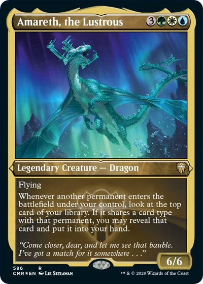 Amareth, the Lustrous (Foil Etched) [Commander Legends] | Good Games North