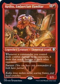 Kediss, Emberclaw Familiar (Foil Etched) [Commander Legends] | Good Games North