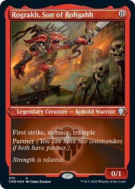 Rograkh, Son of Rohgahh (Foil Etched) [Commander Legends] | Good Games North