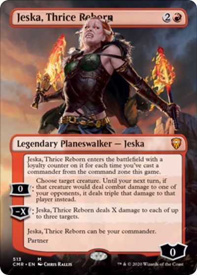 Jeska, Thrice Reborn (Borderless) [Commander Legends] | Good Games North