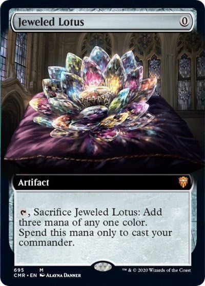 Jeweled Lotus (Extended Art) [Commander Legends] | Good Games North