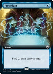 Preordain (Extended Art) [Commander Legends] | Good Games North