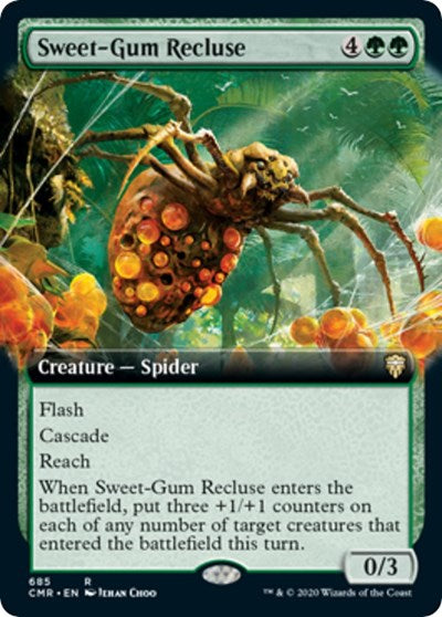 Sweet-Gum Recluse (Extended Art) [Commander Legends] | Good Games North