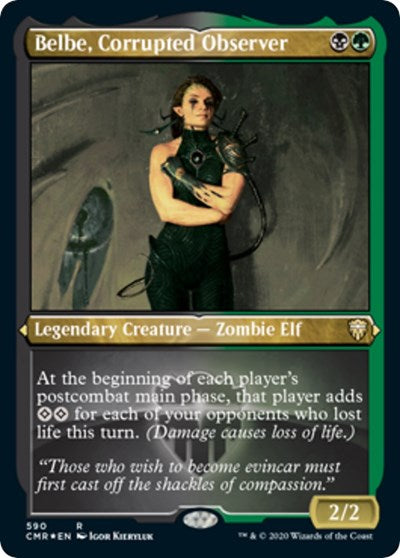 Belbe, Corrupted Observer (Foil Etched) [Commander Legends] | Good Games North