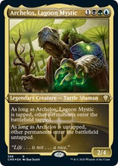 Archelos, Lagoon Mystic (Foil Etched) [Commander Legends] | Good Games North