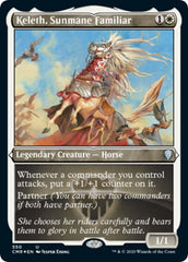 Keleth, Sunmane Familiar (Foil Etched) [Commander Legends] | Good Games North
