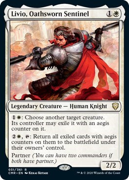 Livio, Oathsworn Sentinel [Commander Legends] | Good Games North