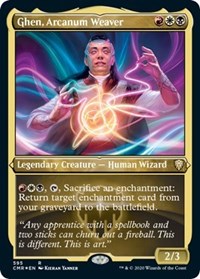 Ghen, Arcanum Weaver (Foil Etched) [Commander Legends] | Good Games North
