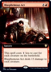 Blasphemous Act (Extended Art) [Commander Legends] | Good Games North