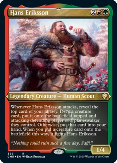 Hans Eriksson (Foil Etched) [Commander Legends] | Good Games North
