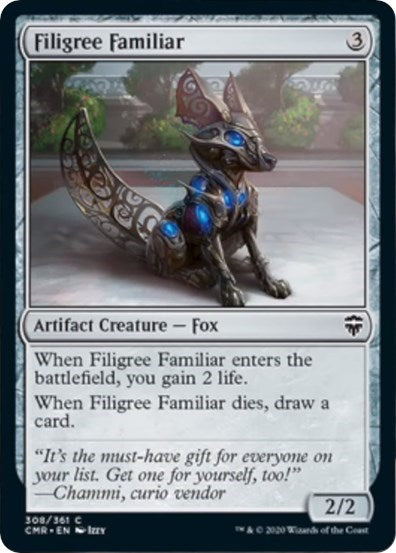 Filigree Familiar [Commander Legends] | Good Games North
