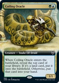 Coiling Oracle (Extended Art) [Commander Legends] | Good Games North