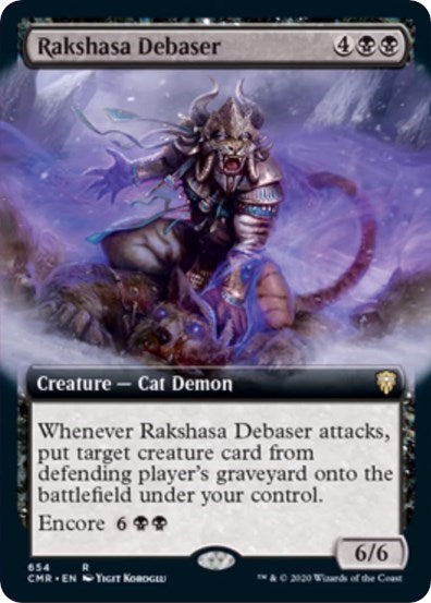 Rakshasa Debaser (Extended Art) [Commander Legends] | Good Games North