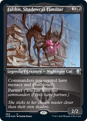 Falthis, Shadowcat Familiar (Foil Etched) [Commander Legends] | Good Games North