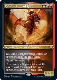 Rakdos, Lord of Riots (Foil Etched) [Commander Legends] | Good Games North