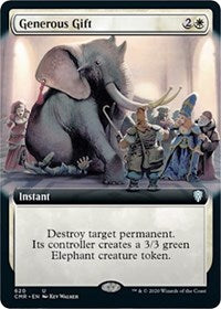Generous Gift (Extended Art) [Commander Legends] | Good Games North