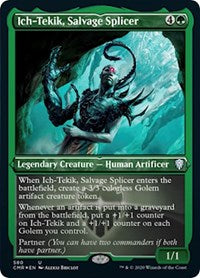 Ich-Tekik, Salvage Splicer (Foil Etched) [Commander Legends] | Good Games North