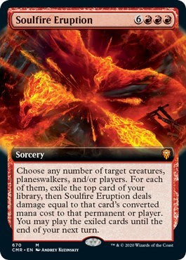 Soulfire Eruption (Extended Art) [Commander Legends] | Good Games North