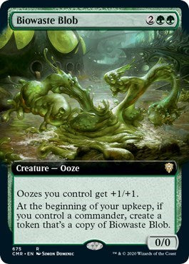 Biowaste Blob (Extended Art) [Commander Legends] | Good Games North
