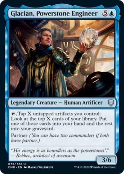 Glacian, Powerstone Engineer [Commander Legends] | Good Games North
