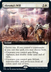 Akroma's Will (Extended Art) [Commander Legends] | Good Games North