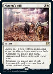 Akroma's Will [Commander Legends] | Good Games North