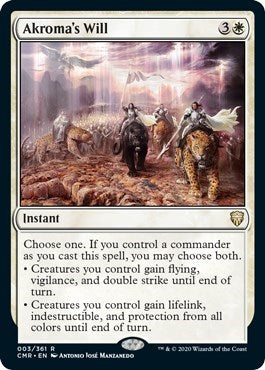 Akroma's Will [Commander Legends] | Good Games North