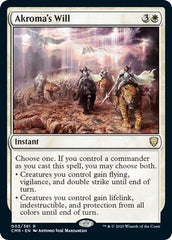 Akroma's Will [Commander Legends] | Good Games North
