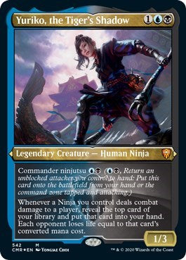 Yuriko, the Tiger's Shadow (Foil Etched) [Commander Legends] | Good Games North