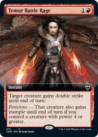 Temur Battle Rage (Extended Art) [Commander Legends] | Good Games North