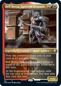 Bell Borca, Spectral Sergeant (Foil Etched) [Commander Legends] | Good Games North
