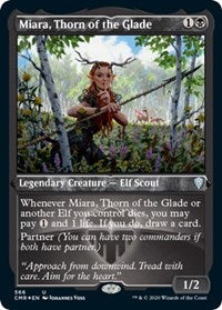 Miara, Thorn of the Glade (Foil Etched) [Commander Legends] | Good Games North