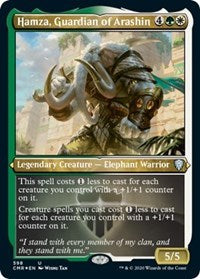 Hamza, Guardian of Arashin (Foil Etched) [Commander Legends] | Good Games North