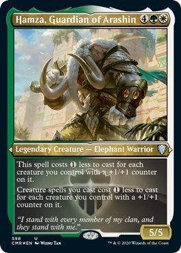 Hamza, Guardian of Arashin (Foil Etched) [Commander Legends] | Good Games North