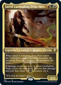 Jared Carthalion, True Heir (Foil Etched) [Commander Legends] | Good Games North