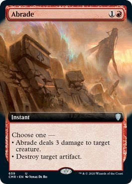 Abrade (Extended Art) [Commander Legends] | Good Games North