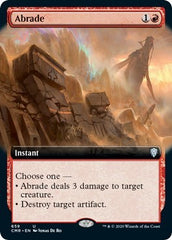Abrade (Extended Art) [Commander Legends] | Good Games North