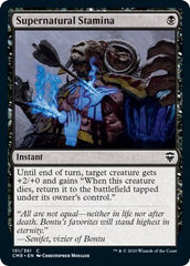 Supernatural Stamina [Commander Legends] | Good Games North